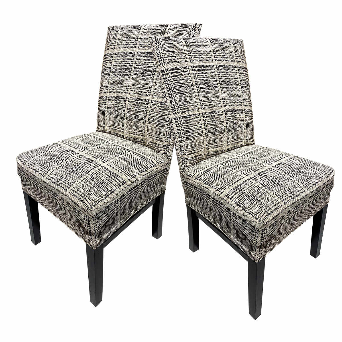 Husă scaun 4Home Comfort Plus Check, 40 - 50 cm, set 2 buc.