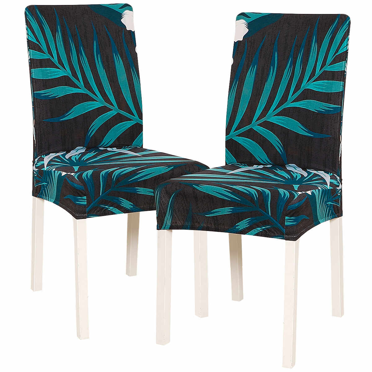 Husă elastică de scaun 4Home Flora 45 - 50 cm, set 2 buc.