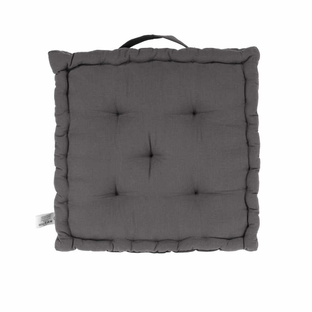 Pernă cu mâner pentru scaun Tiseco Home Studio, 40 x 40 cm, gri