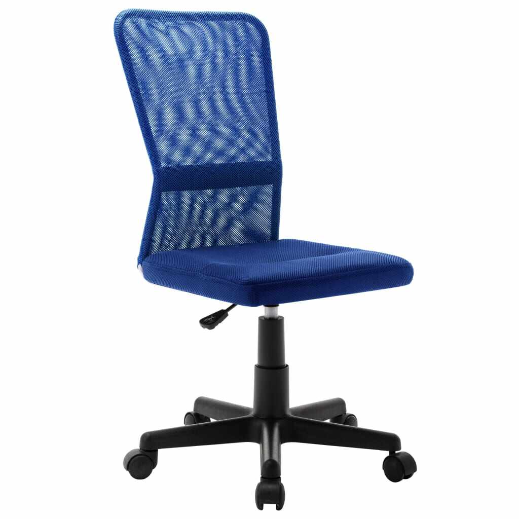 vidaXL Scaun de birou, albastru, 44x52x100 cm, plasă textilă