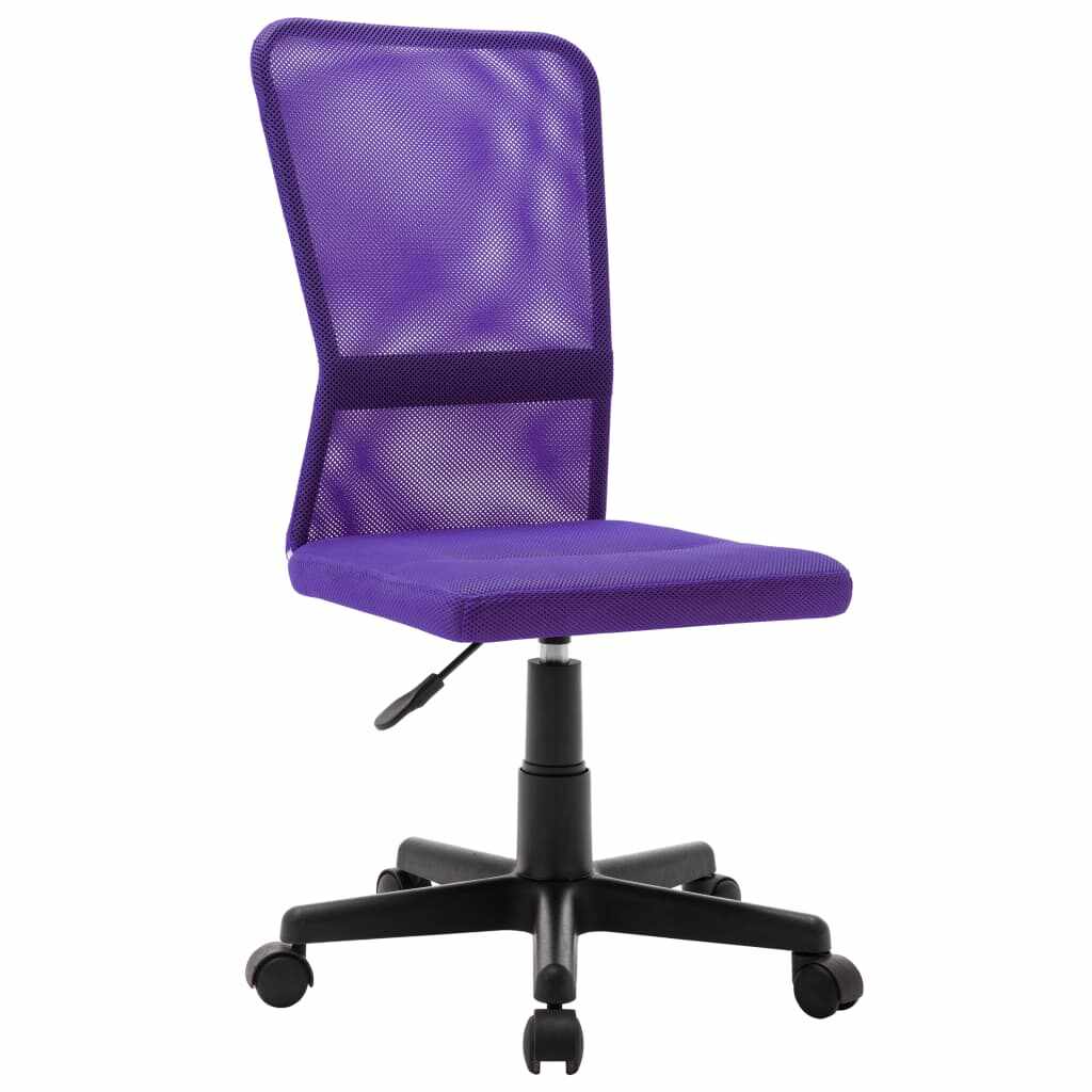 vidaXL Scaun de birou, violet, 44x52x100 cm, țesătură plasă