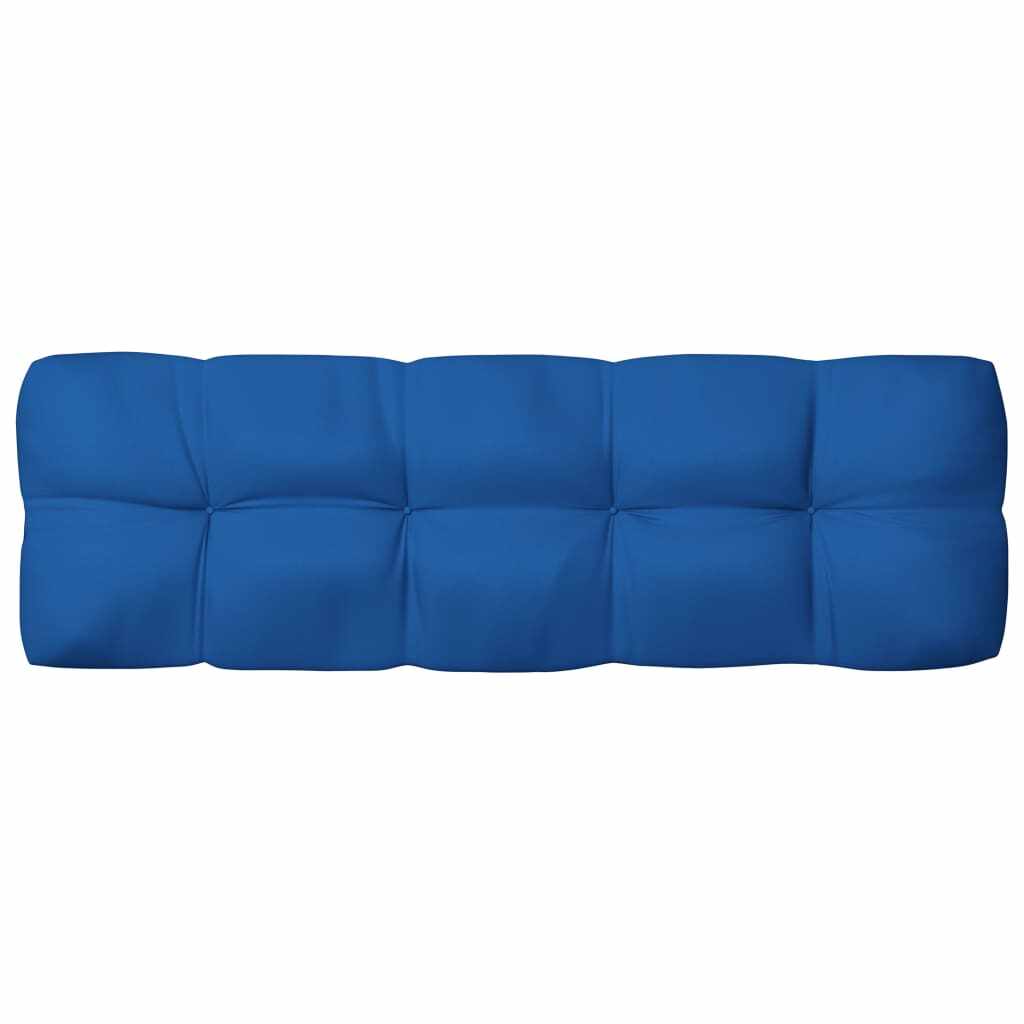 vidaXL Pernă canapea din paleți, albastru regal, 120 x 40 x 10 cm