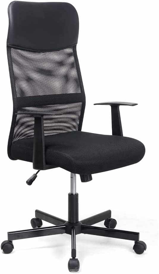Scaun ergonomic de birou T-THREE, negru, 49 x 47 x 106 x 116 cm