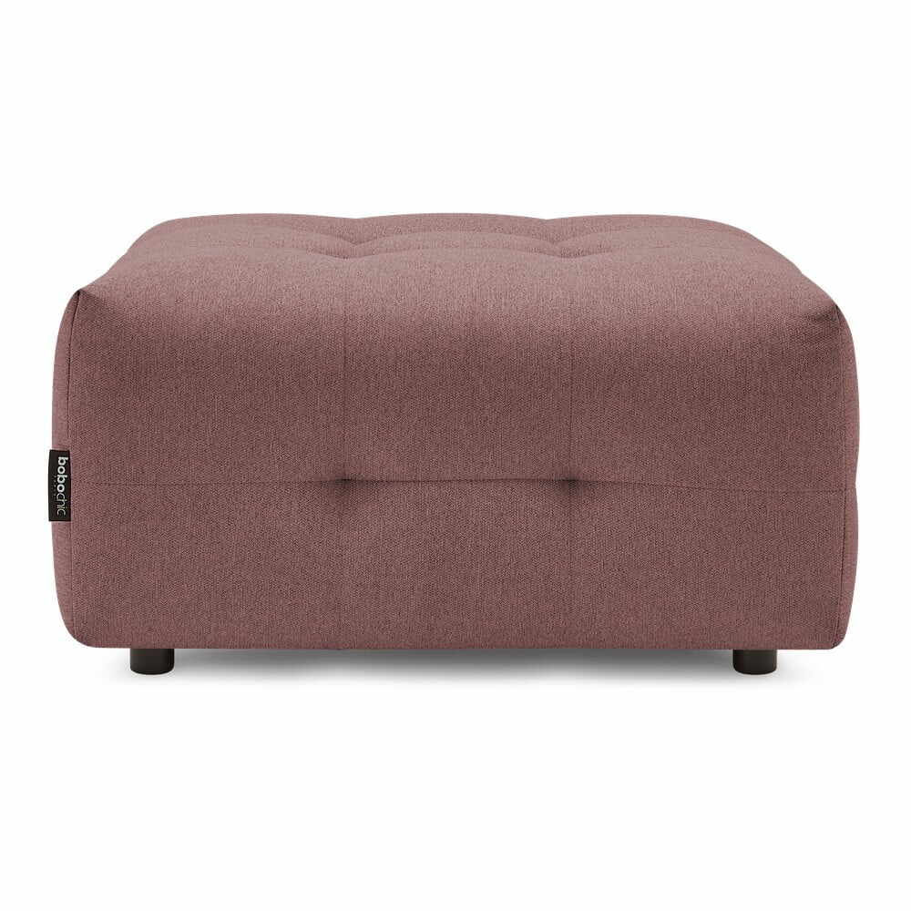 Taburet pentru canapea modulară roz închis Kleber - Bobochic Paris