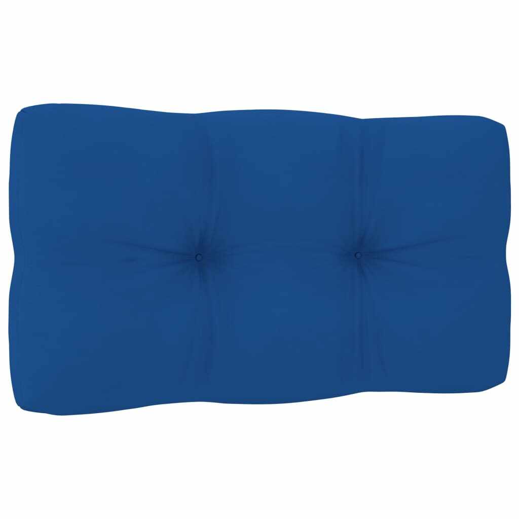 vidaXL Pernă canapea din paleți, albastru regal, 70 x 40 x 10 cm