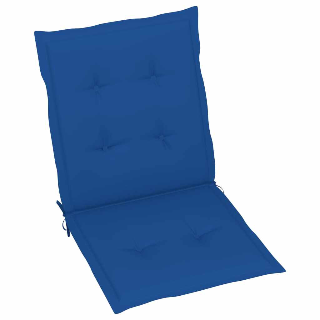vidaXL Perne scaun de grădină, 6 buc., albastru, 100 x 50 x 3 cm