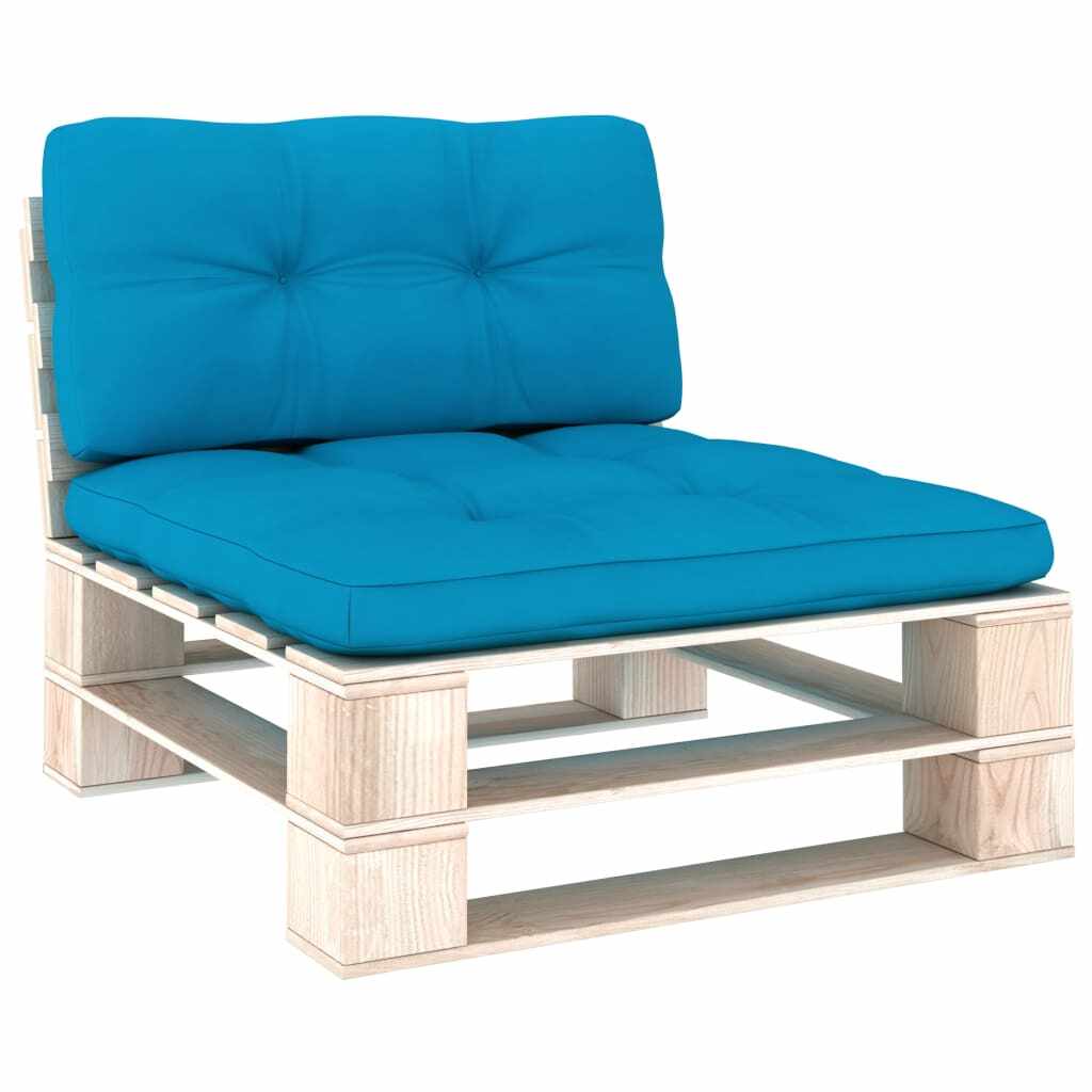 vidaXL Perne canapea din paleți, 2 buc., albastru