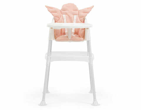 Scaun de masa pentru bebelusi, Angel, Plastic, Roz