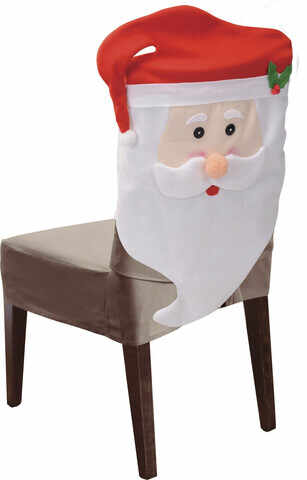 Husa sparat scaun Santa, 45x73 cm, poliester, rosu