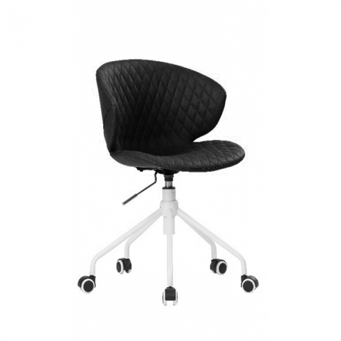 Scaun birou ergonomic COVER ERGO, rotativ, ajustabil, negru, 40x49x76 83 cm