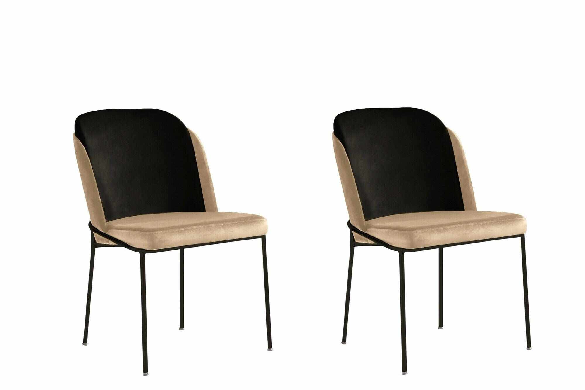 Set scaune Bucatarie Sufragerie (2 bucăți) DR Chair Set, 54 x 86 x 55 cm