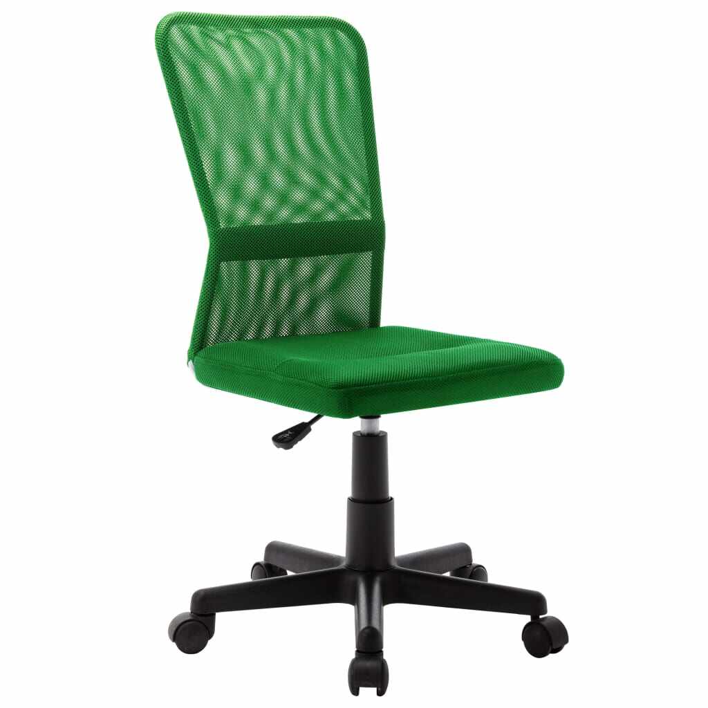 vidaXL Scaun de birou, verde, 44 x 52 x 100 cm, plasă textilă