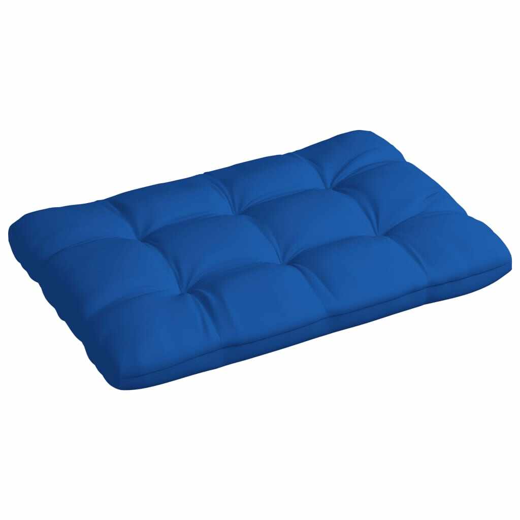 vidaXL Pernă canapea din paleți, albastru, 120 x 80 x 12 cm, textil 