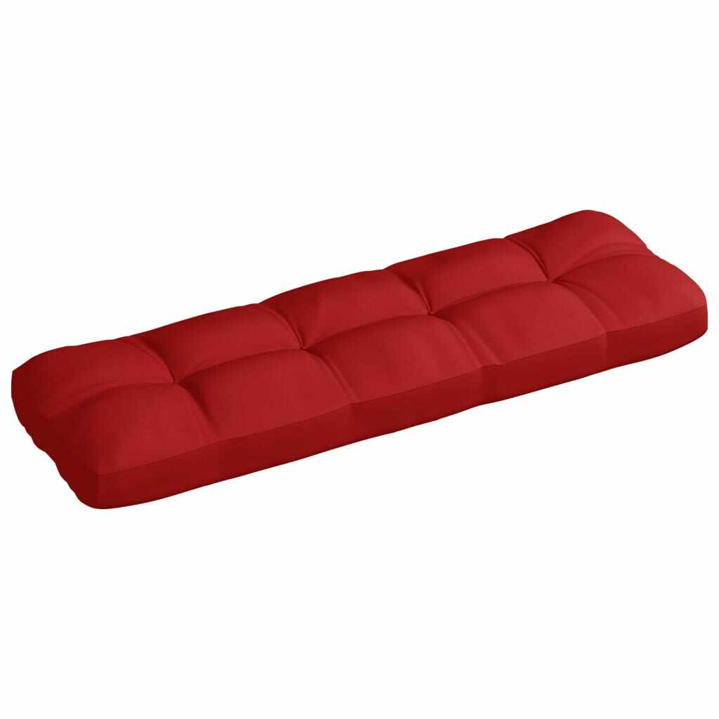 vidaXL Pernă pentru canapea de grădină, roșu, 120x40x12 cm, textil