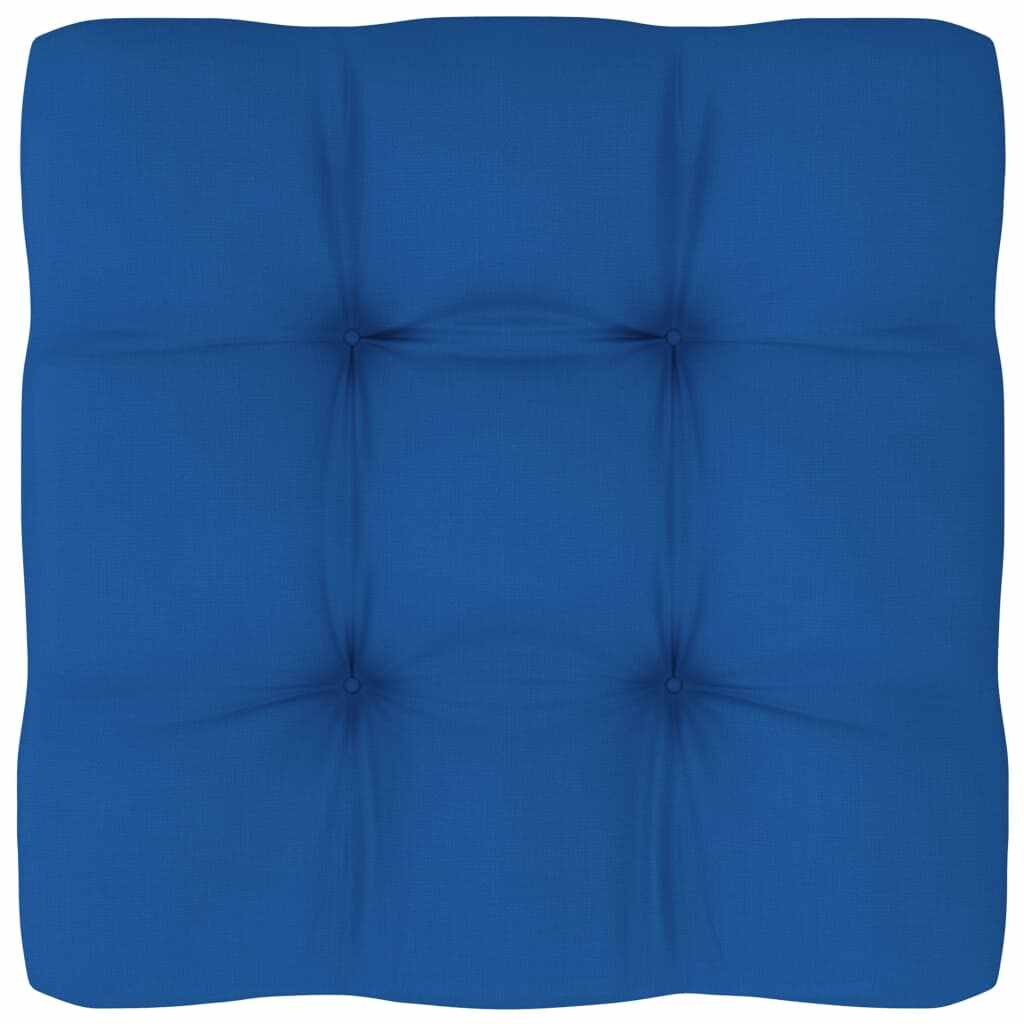 vidaXL Pernă canapea din paleți, albastru, 50x50x12 cm