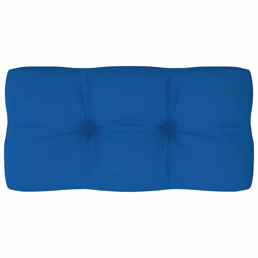 vidaXL Pernă canapea din paleți, albastru regal, 80 x 40 x 12 cm