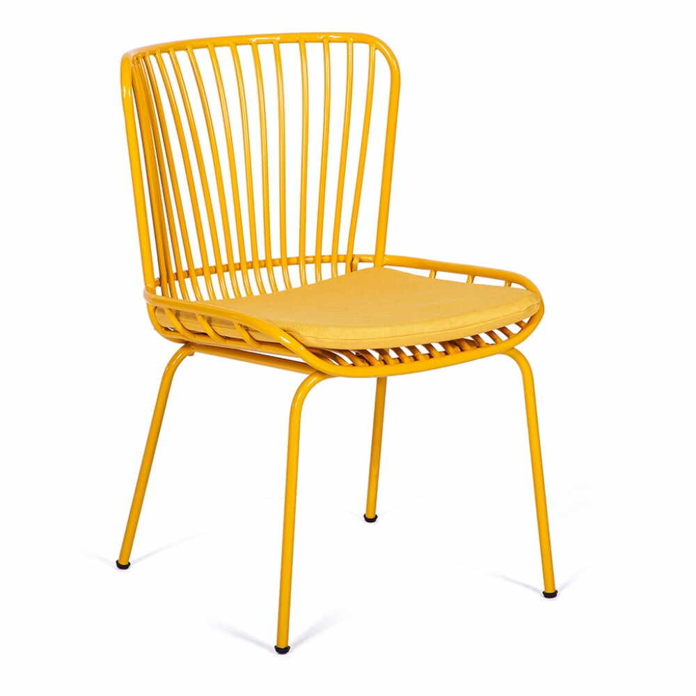 Set 2 scaune de grădină Le Bonom Rimini, galben