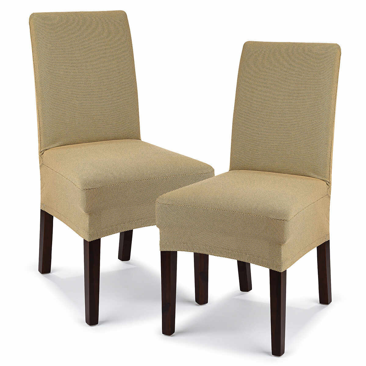 Husă multielastică 4Home Comfort pentru scaun, be j, 40 - 50 cm, set 2 buc.